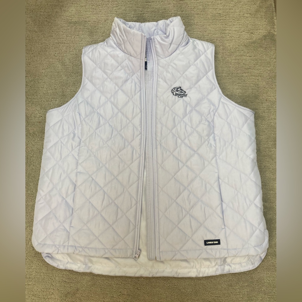 NWTs Breeder’s Cup Puffer Vest by Land’s End